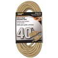 Powerzone Cord Ext Outdoor 16/3 40Ft Bge OR884628